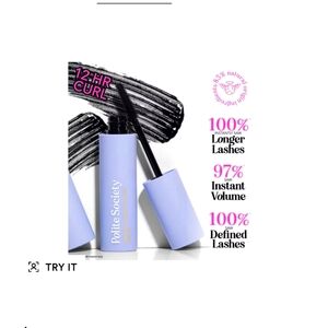 Polite Society Mascara "Greatest Lashes Of All Time" Volume Lift & Length NIB